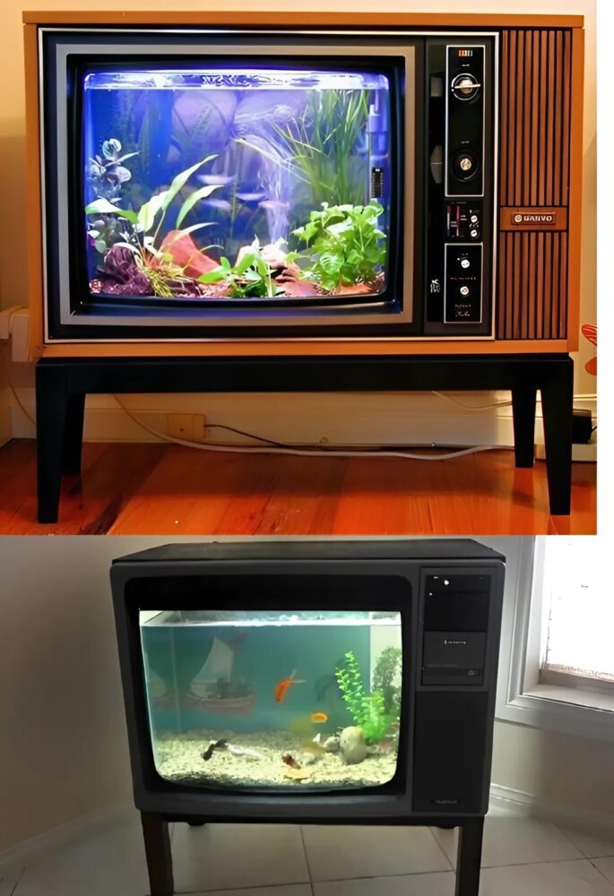 Wie Mein Vater Den Alten Fernseher Meiner Großmutter In Ein Praktisches Und Stilvolles Wohnaccessoire Verwandelt Hat