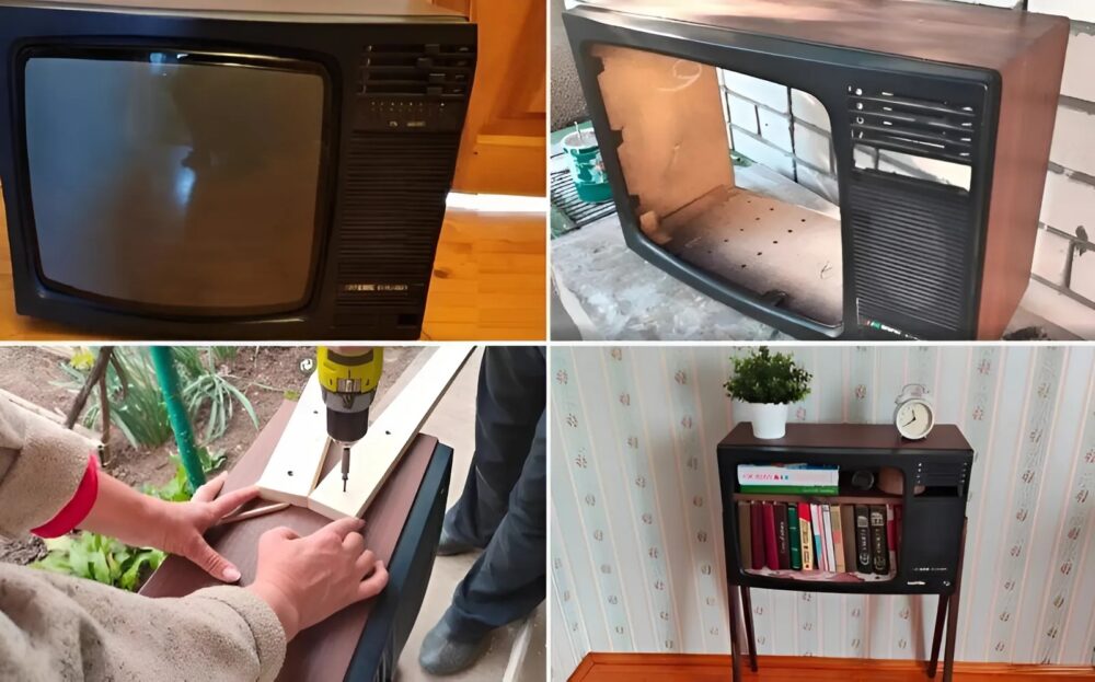 Wie Mein Vater Den Alten Fernseher Meiner Großmutter In Ein Praktisches Und Stilvolles Wohnaccessoire Verwandelt Hat
