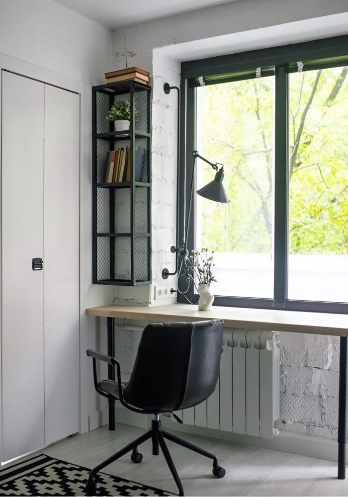 Verwandlung einer Einzimmerwohnung in ein stilvolles Studio mit separatem Schlafzimmer: eine clevere Umgestaltung