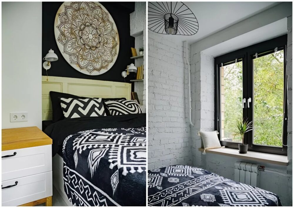 Verwandlung einer Einzimmerwohnung in ein stilvolles Studio mit separatem Schlafzimmer: eine clevere Umgestaltung
