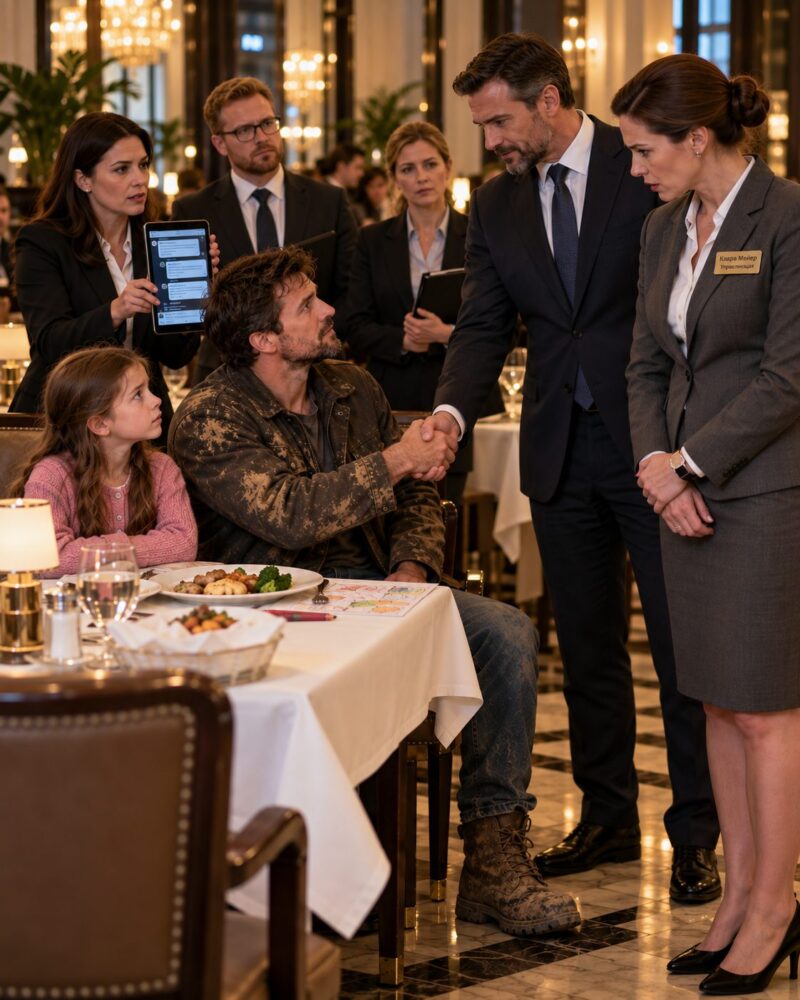 „Sie haben zwei Minuten, um Ihr Kind zu nehmen und das Restaurant zu verlassen“, sagte die Restaurantleiterin und blickte auf meine schmutzigen Schuhe