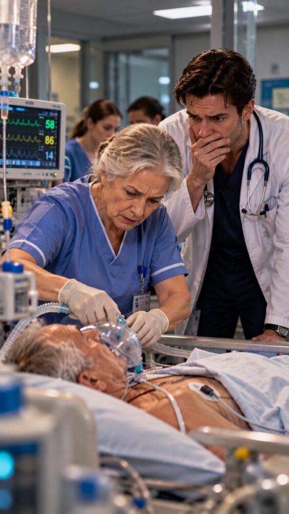 Ein junger Arzt wies eine ältere Krankenschwester gleich an seinem ersten Arbeitstag schroff zurecht: „Ich habe sechs Jahre Medizin studiert, also führen Sie einfach meine Anweisungen aus!“